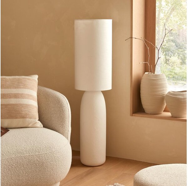 Atmosphera - Stojací lampa KEYAH 1xE27/40W/230V 111 cm bílá