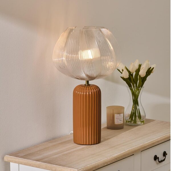Atmosphera - Stolní lampa PHYLAS 1xE14/40W/230V oranžová