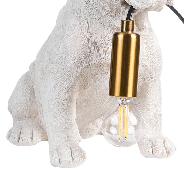 Stolní lampa Pes BRUNO Bílá