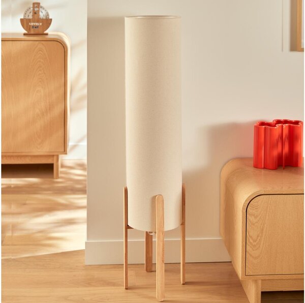 Atmosphera - Stojací lampa KEYAH 1xE27/25W/230V kaučukovník