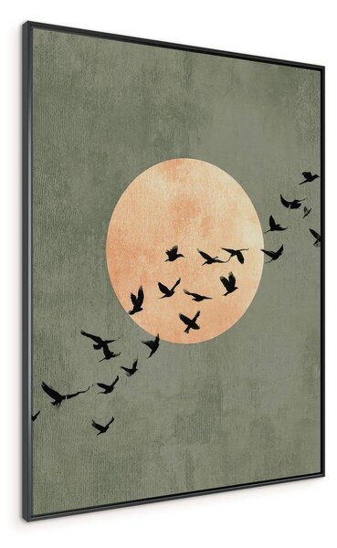 Tištěný obraz s rámem 60x80 cm Midnight Flight – Styler