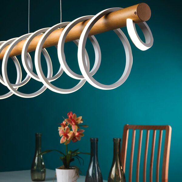 ZÁVĚSNÉ LED SVÍTIDLO, 112/22/130 cm - Online Only svítidla, Online Only