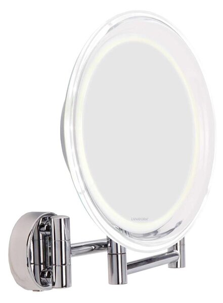 Lanaform - LED Nástěnné kosmetické zrcátko WALL LED/4xAAA