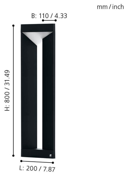 EG 98751 Venkovní stojací svítidlo NEMBRO 98751 - EGLO