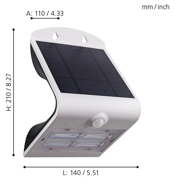 EG 98757 Solární svítidlo se senzorem LAMOZZO 98757 - EGLO