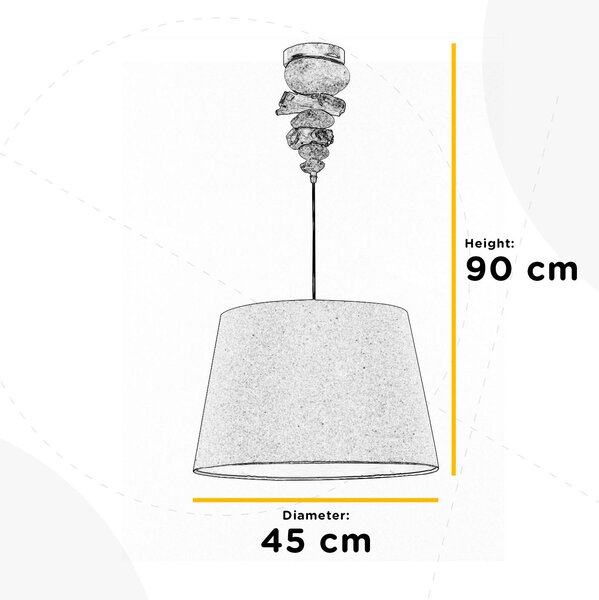 ZÁVĚSNÉ SVÍTIDLO, 45/90 cm - Online Only svítidla, Online Only