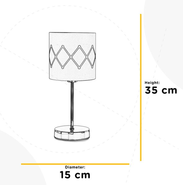 STOLNÍ LAMPA, E14, 15/15/35 cm - Online Only svítidla, Online Only