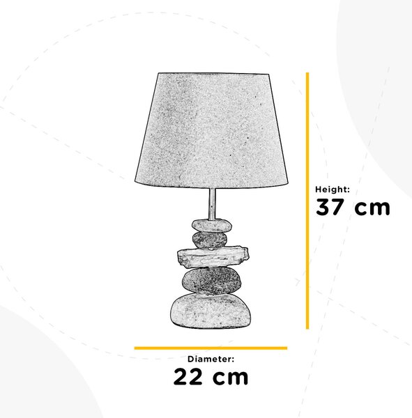 STOLNÍ LAMPA, E27, 26/52 cm - Online Only svítidla, Online Only