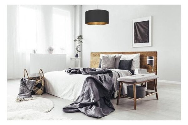 Závěsné svítidlo Shade, 1x textilní stínítko (výběr ze 2 barev), (výběr ze 2 barev konstrukce), (fi 40cm), g