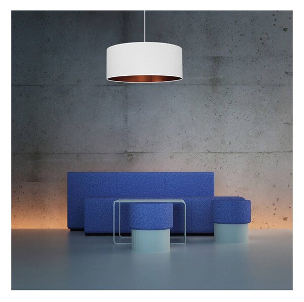 Závěsné svítidlo Shade, 1x textilní stínítko (výběr ze 2 barev), (výběr ze 2 barev konstrukce), (fi 50cm), c