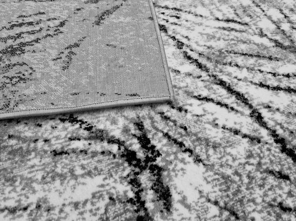 Koberec LAPISO SOFT 400 šedý / černý