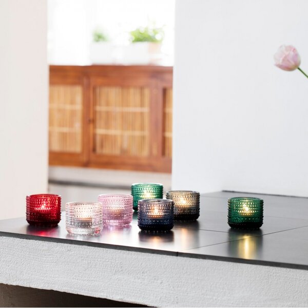 Iittala Svícen Kastehelmi, čirý
