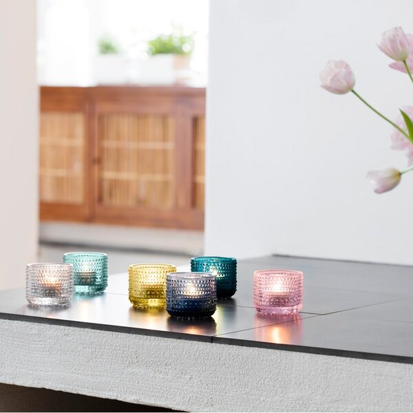 Iittala Svícen Kastehelmi, čirý