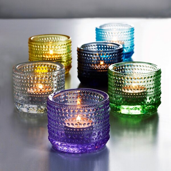 Iittala Svícen Kastehelmi, čirý