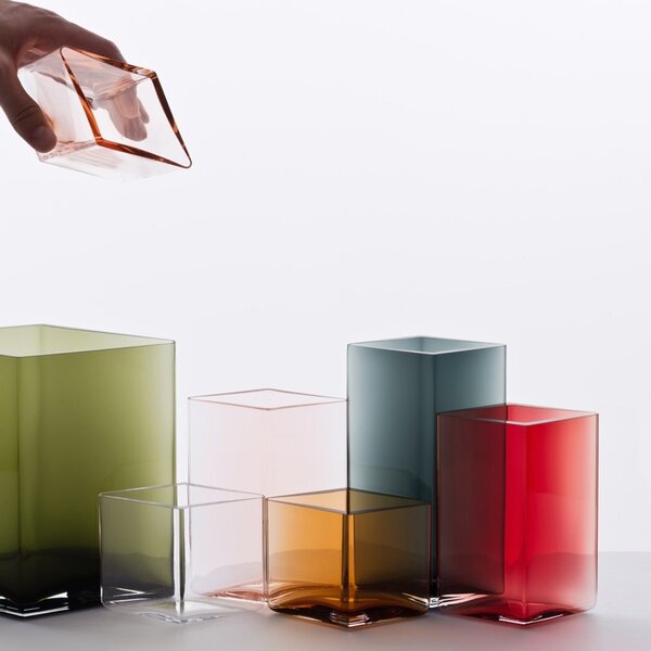 Iittala Váza Ruutu 20,5x18, mechová