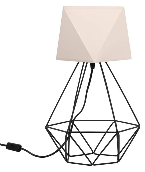 Stolní lampa Diamond, 1x textilní stínítko (výběr z 10 barev), (výběr ze 3 barev konstrukce), d