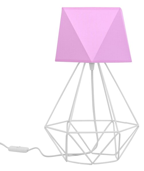Stolní lampa Diamond, 1x textilní stínítko (výběr z 10 barev), (výběr ze 3 barev konstrukce), d