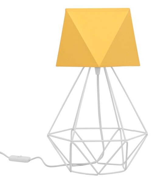 Stolní lampa Diamond, 1x textilní stínítko (výběr z 10 barev), (výběr ze 3 barev konstrukce), d