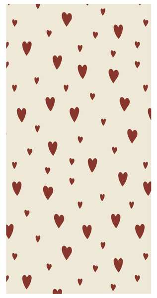 Papírové ubrousky Red Hearts - 16 ks