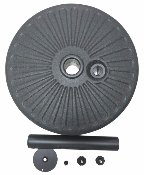 Ak furniture Podstavec pod slunečník UB51 černý
