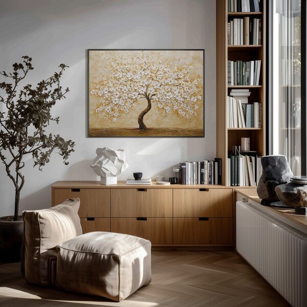 Tištěný obraz s rámem 80x60 cm Golden Tree – Styler