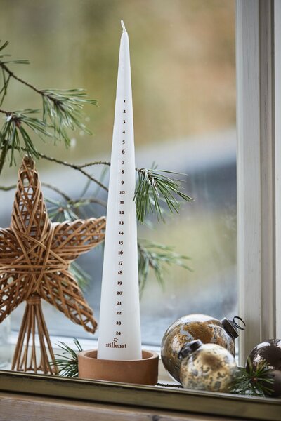 Adventní svíčka Copper Numbers 35 cm