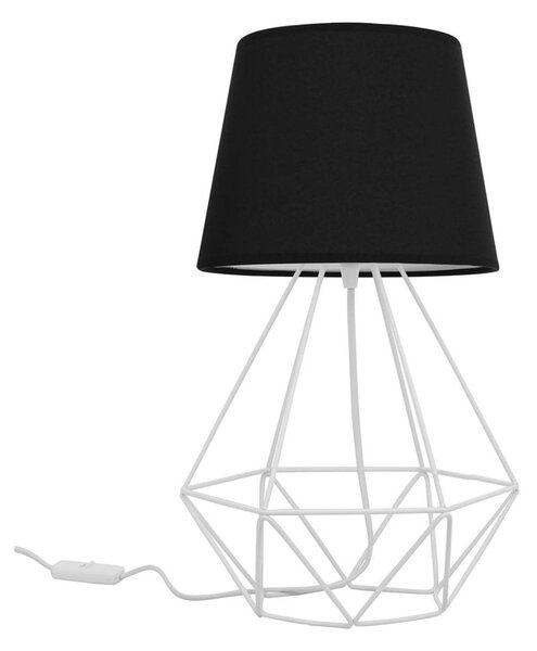 Stolní lampa Milano, 1x textilní stínítko (výběr ze 4 barev), (výběr ze 3 barev konstrukce), d