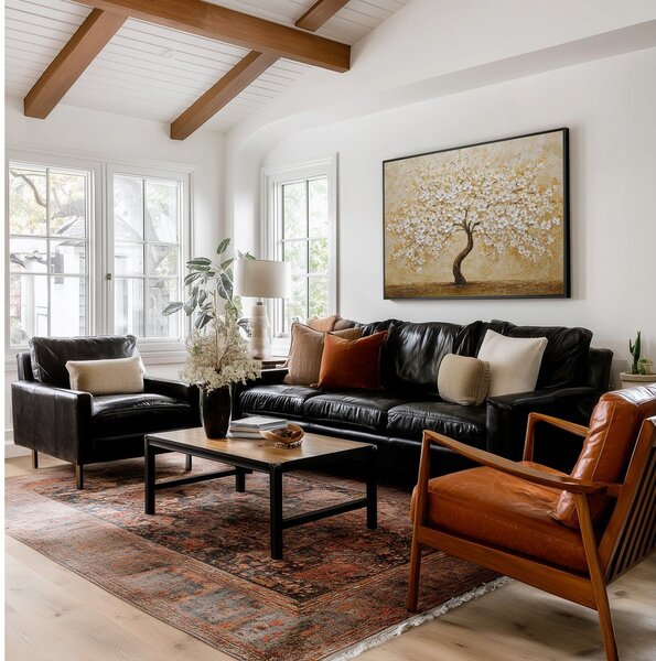 Tištěný obraz s rámem 80x60 cm Golden Tree – Styler