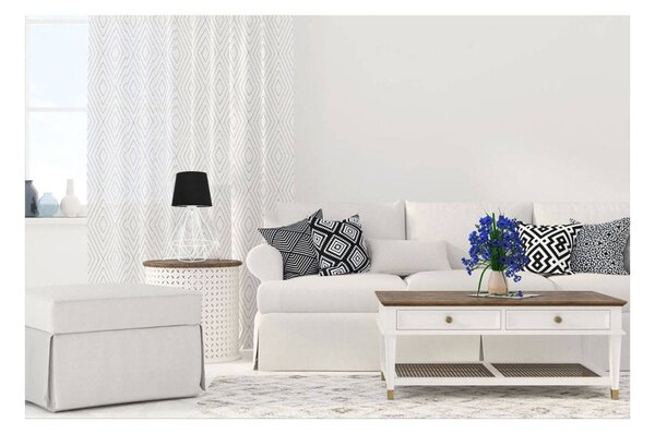 Stolní lampa Milano, 1x textilní stínítko (výběr ze 4 barev), (výběr ze 3 barev konstrukce), d