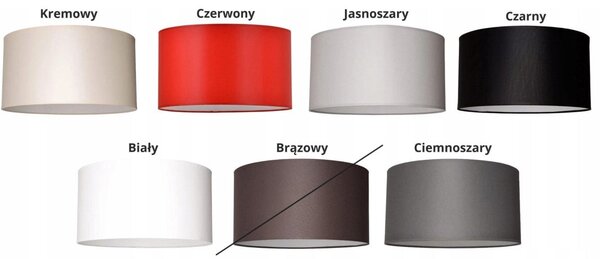 Závěsné svítidlo Indigo, 1x textilní stínítko (výběr ze 6 barev), (výběr ze 3 barev konstrukce), (fi 35cm)