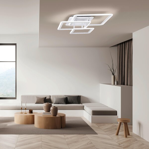 STROPNÍ LED SVÍTIDLO, 54/65/10 cm Fischer & Honsel - Stropní svítidla