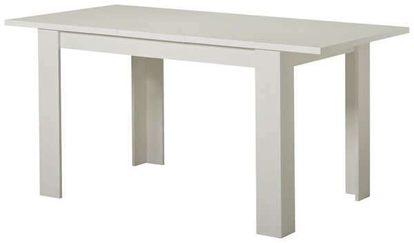 VÝSUVNÝ STŮL, bílá, 120-153/75/80 cm Carryhome - Jídelní stoly