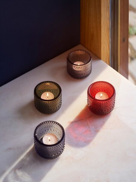 Iittala Svícen Kastehelmi, mechový