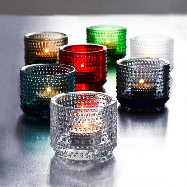 Iittala Svícen Kastehelmi, čirý