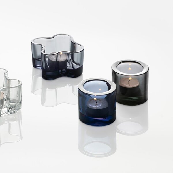 Iittala Svícen Kivi, šedý