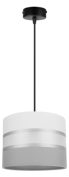 Závěsné svítidlo Elegance, 1x textilní stínítko (výběr z 5 barev - kombinace 2 barev), (výběr ze 3 barev konstrukce)