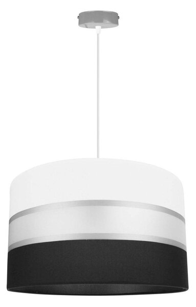 Závěsné svítidlo Elegance, 1x textilní stínítko (výběr ze 3 barev - kombinace 2 barev), (výběr ze 3 barev konstrukce), (fi 35cm)