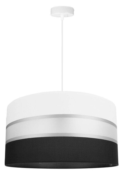 Závěsné svítidlo Elegance, 1x textilní stínítko (výběr ze 3 barev - kombinace 2 barev), (výběr ze 3 barev konstrukce), (fi 40cm)