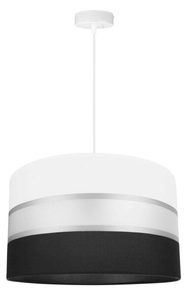 Závěsné svítidlo Elegance, 1x textilní stínítko (výběr ze 3 barev - kombinace 2 barev), (výběr ze 3 barev konstrukce), (fi 35cm)