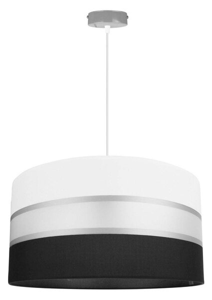 Závěsné svítidlo Elegance, 1x textilní stínítko (výběr ze 3 barev - kombinace 2 barev), (výběr ze 3 barev konstrukce), (fi 40cm)