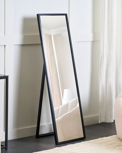 Stojací zrcadlo TORCY 140 cm Černá