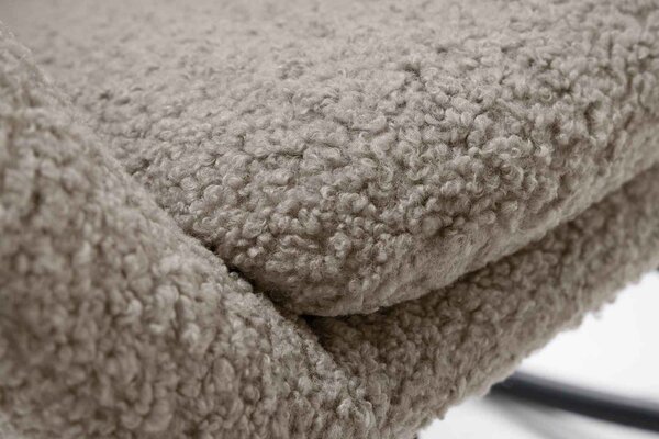 Designové houpací křeslo Sweden šedo-béžové