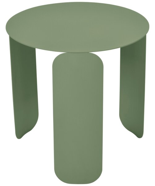 Kaktusově zelený kovový zahradní odkládací stolek Fermob Bebop 45 cm