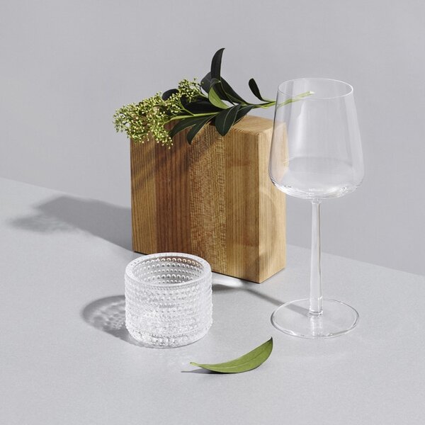 Iittala Svícen Kastehelmi, čirý