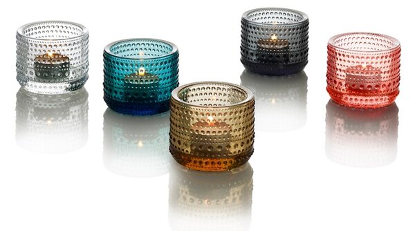 Iittala Svícen Kastehelmi, čirý