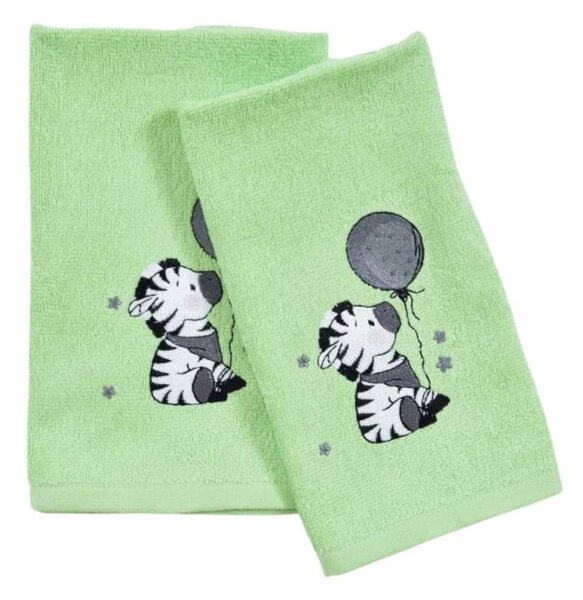 Dětský ručník LILI 30x50 - zelený