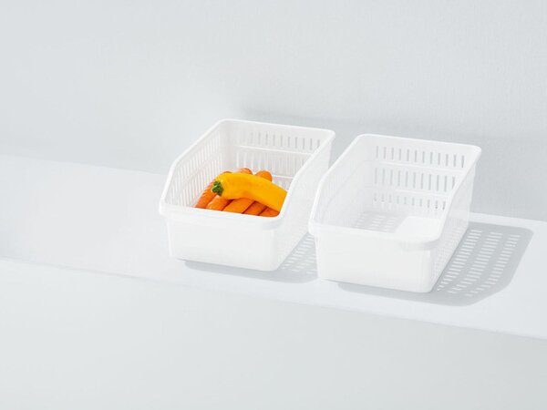 Orion Organizér, košík do lednice i police - ADEL, bílý, 30 x 20 x 13 cm