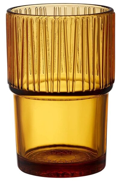BITZ Set čtyř žlutých sklenic Kusintha 380 ml