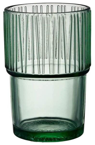 BITZ Set čtyř zelených sklenic Kusintha 380 ml