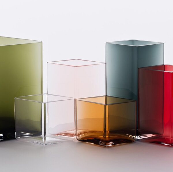 Iittala Váza Ruutu 20,5x18, mechová
